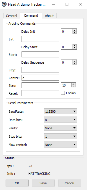 HAT Command settings